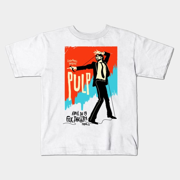 pulp live on Kids T-Shirt by calistoneug